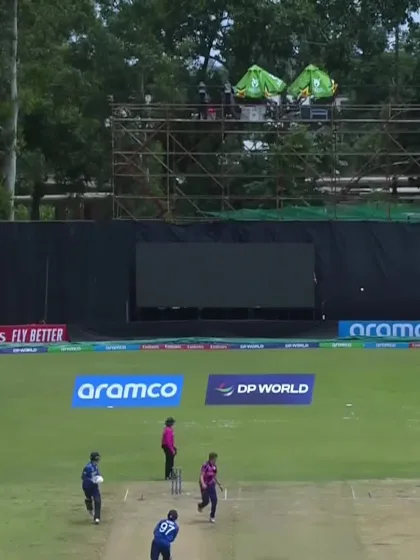 F Ahmed with a Four vs. Scotland