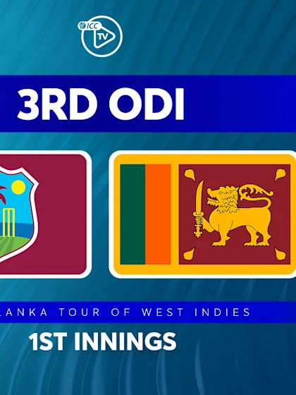3rd ODI: West Indies v Sri Lanka (1st Innings)