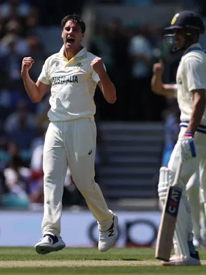 Wicket! Captain gets captain as Rohit is trapped lbw | WTC23 Final