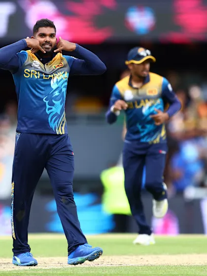 Wanindu Hasaranga calls on his tricks to dismiss Usman Ghani of Afghanistan | T20WC 2022