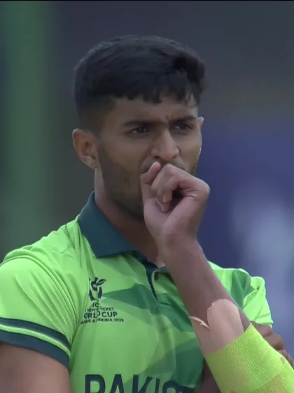 Khilan Patel with a Four vs. Pakistan