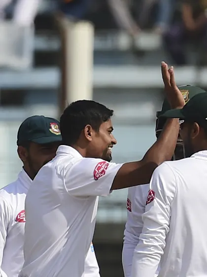 Taijul Islam spins Bangladesh to first home win against Windies
