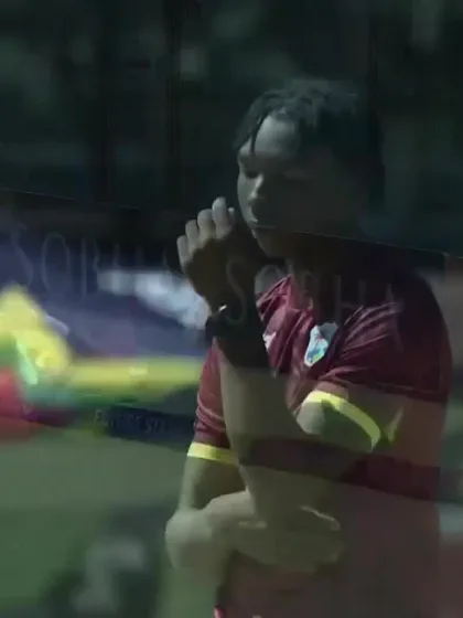 Khalid Ahmadzai with a Six vs. West Indies