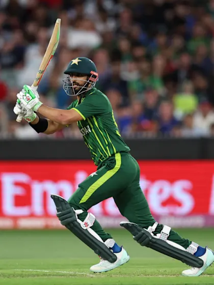 Logo of Shan Masood: Pakistan's top run-scorer | ICC Men's T20WC 2022