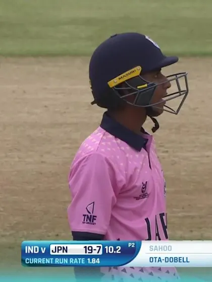 ICC U19 CWC: IND v JPN – Garg diving catch sees off Sahoo