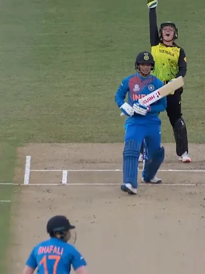 WT20WC: Aus v Ind – Jonassen dismisses Mandhana