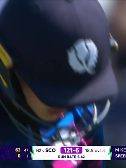 Pippa Sproul - Wicket - New Zealand vs Scotland
