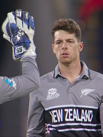 Logo of Hales is stumped after quick half-century | England v New Zealand | T20WC 2022