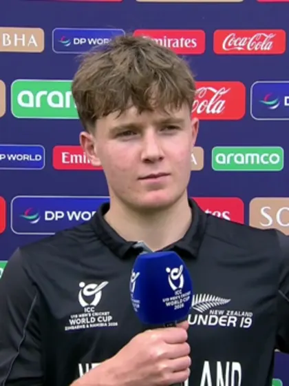 Tom Jones | ICC U19MCW26 | New Zealand post-match interview | 24 January '26