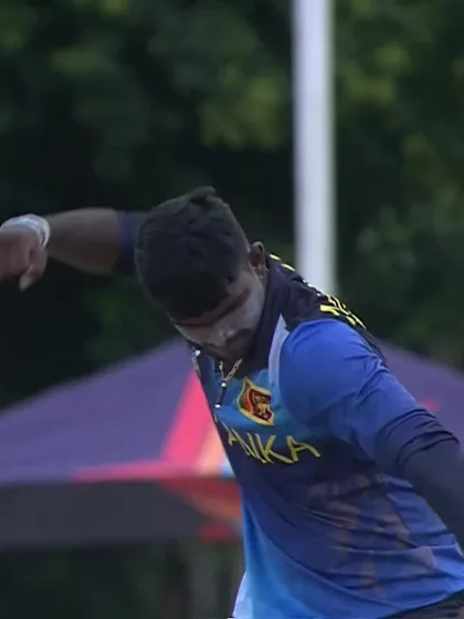 Logo of Malsha Tharupathi with a Bowled Out vs. South Africa