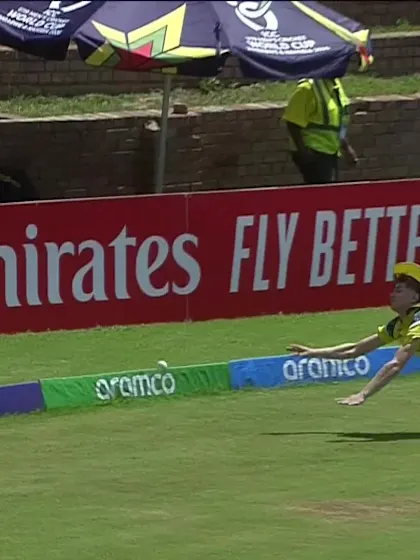 Thomas Rew with a Four vs. Australia