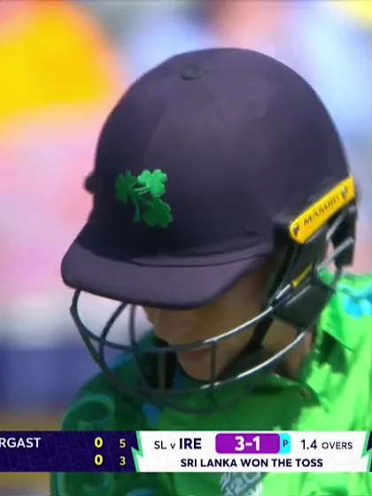 Orla Prendergast - Wicket - Sri Lanka vs Ireland