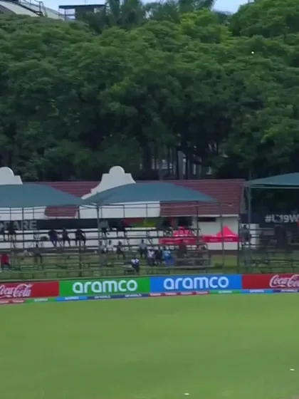 Sameer Ahmed Minhas with a Four vs. New Zealand