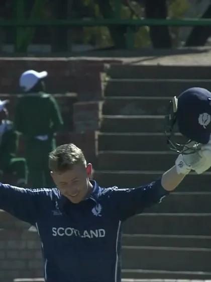 Brandon McMullen brings up second #CWC23 Qualifier century