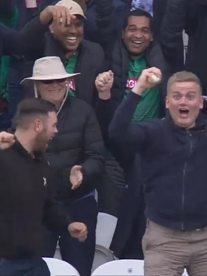 Logo of CWC19: WI v BAN - Great catch in the crowd!