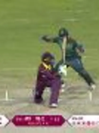 WT20 Match 3: Salma Khatun dismisses Shemaine Campbelle