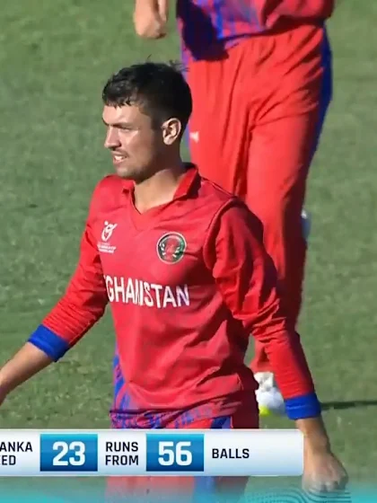 Nangeyalia gets the big fish | SL v AFG | ICC U19 Men’s CWC 2022
