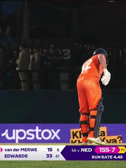Roelof van-der-Merwe - Six - South Africa vs Netherlands