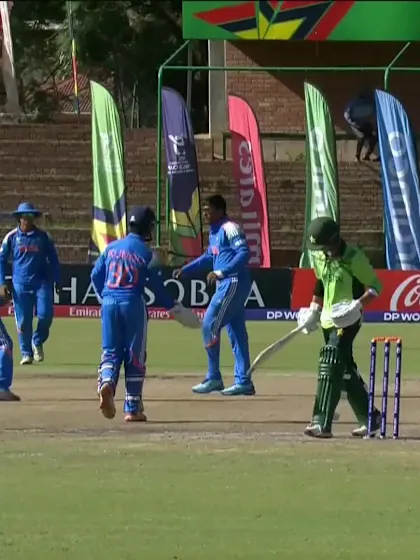 Ahmad Hussain - Wicket - India vs Pakistan