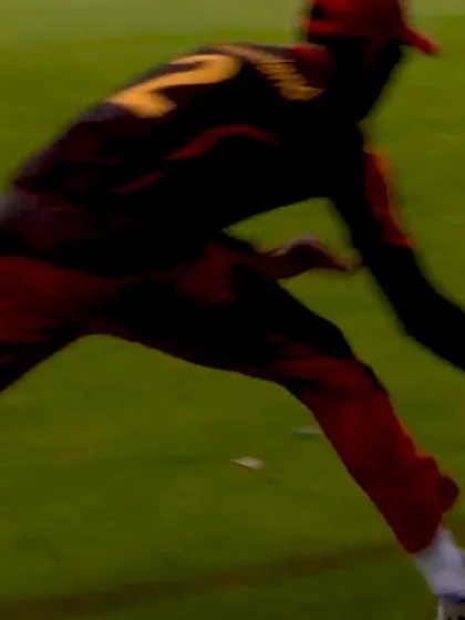 ICC Men's T20 World Cup Europe Final 2019, GSY v GER - Desperate dive by the fielder to try and save a boundary