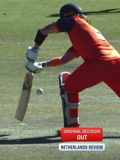 Logo of Max O'Dowd - Wicket - Scotland vs Netherlands