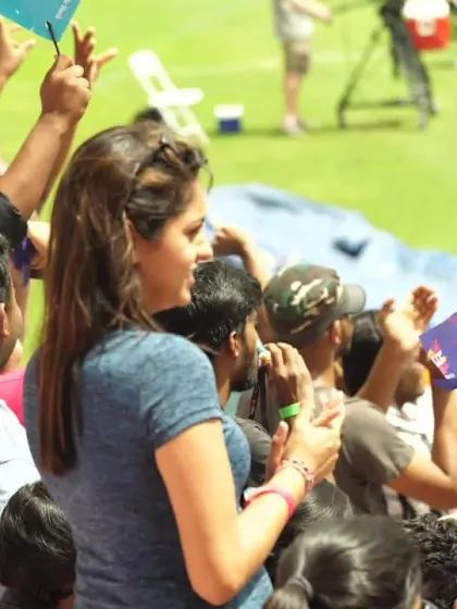 IND v AUS: Indian fans in Guyana cheer their team on