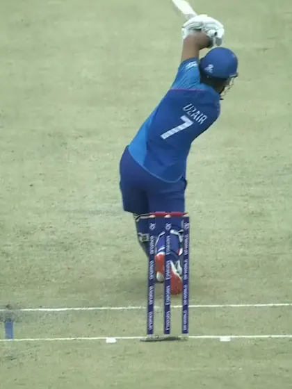 Uzairullah Niazai with a Four vs. South Africa