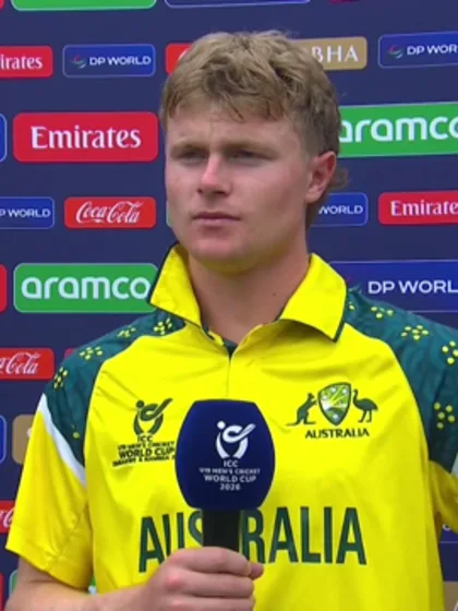 Oliver Peake | ICC U19MCWC26 | Australia post-match interview | 16 January '26