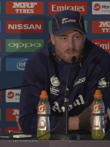 #CT17 Eng v NZ: Martin Guptill Pre-match Conference