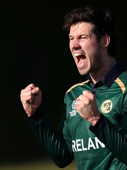 Logo of Ireland all-rounder George Dockrell bags 100 ODI wickets | CWC23 Qualifier