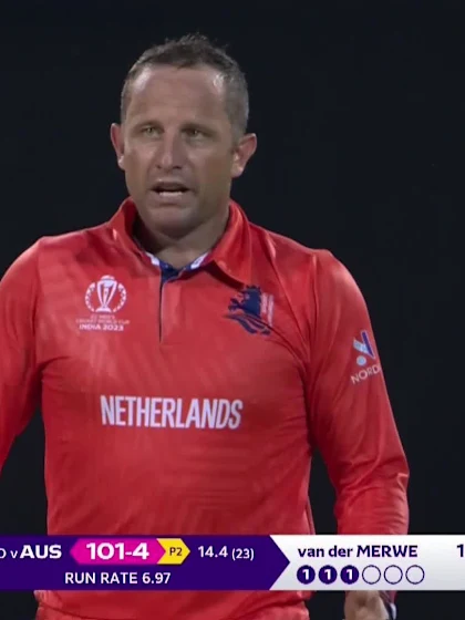 Steve Smith - Wicket - Australia vs Netherlands