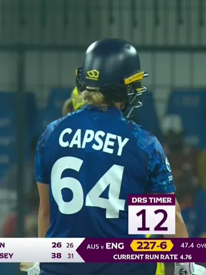 Alice Capsey - Wicket - Australia Women vs England Women