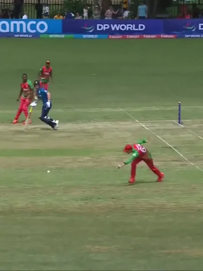 Thomas Rew with a Four vs. Zimbabwe