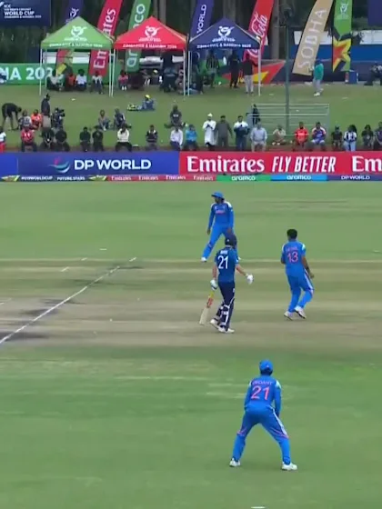 Ben Dawkins with a Four vs. India