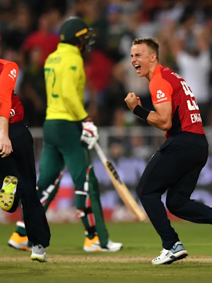 Curran holds his nerve to deliver England thrilling last-ball win