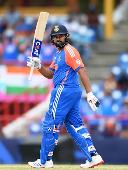 Logo of Watch every boundary of Rohit Sharma’s sensational innings | AUS v IND | T20WC 2024