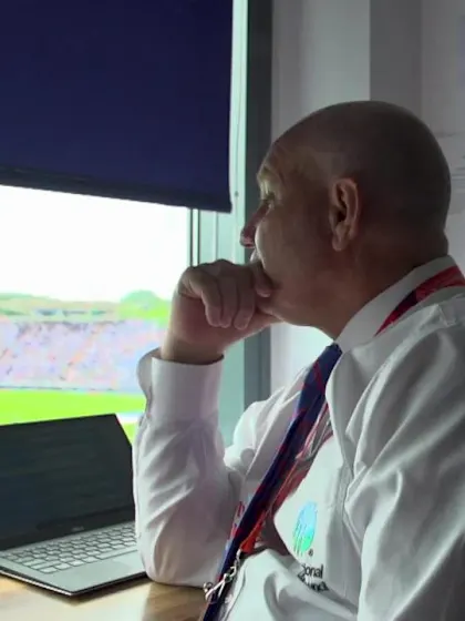 CWC19: NZ v SL - Inside the umpire's room 