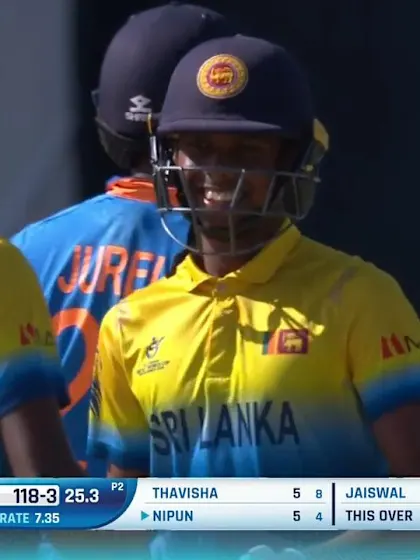 ICC U19 CWC: IND v SL – Highlights of Nipun Dhananjaya Perera's half-century
