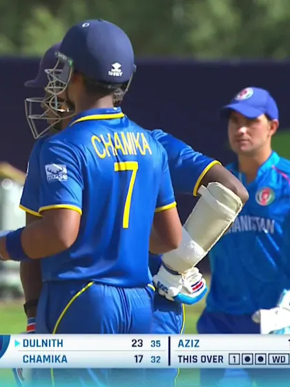 Dulnith Sigera with a Four vs. Afghanistan