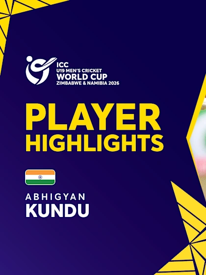 Kundu's crucial half-century knock | Player Highlights | U19 CWC 2026