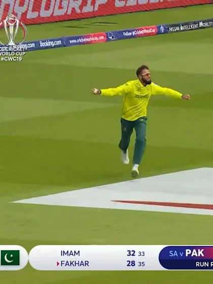 CWC19: Pak v SA - Tahir catch goes to third umpire and ruled not out