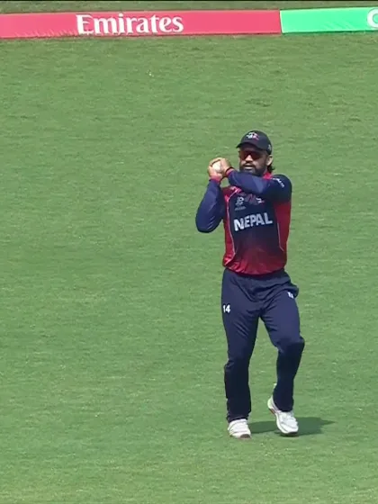 Brandon King - Wicket - West Indies vs Nepal