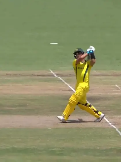 Nissan POTD: Oliver Davies swats a big six over deep mid-wicket