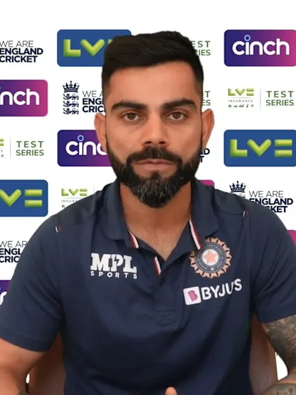 Virat Kohli: "We expect Rishabh Pant to play innings that change the momentum of the game"