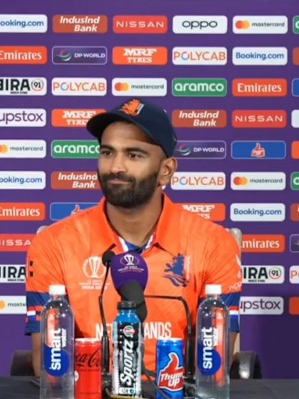 Teja Nidamanuru (Netherlands player) post-match Press Conference - 8th November 2023