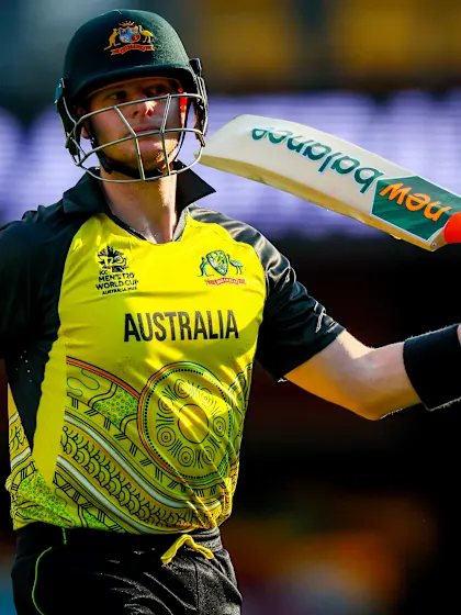 Logo of Wicket - Steve Smith - Australia v India ICC T20WC 2022