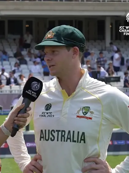 Logo of Steve Smith reflects on Australia's WTC23 Final triumph