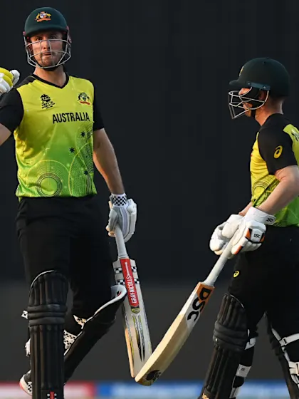 Logo of T20WC 2021: Mitchell Marsh's first World Cup fifty