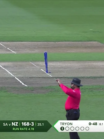 Logo of WICKET: Green run out on a quick single