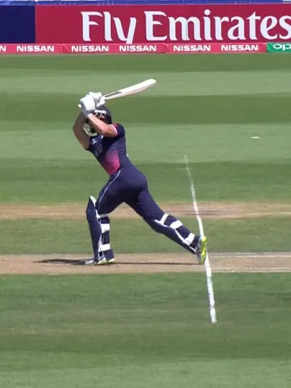 Liam Banks is stumped off the bowling of Lloyd Pope for 3